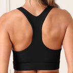 Women'S Yoga Bra with Removable Pads Solid Color Stretch Workout Tank Top Beautiful Back T-Design Fi...
