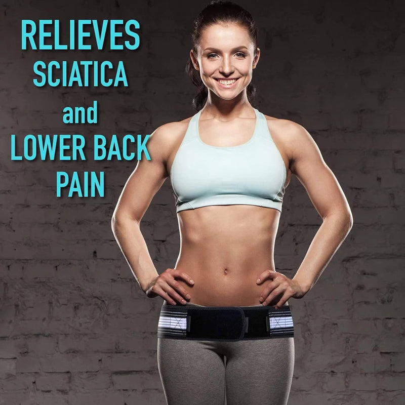 Lower Back Support Brace for Men and Women - Pelvic Support Belt - Trochanter Belt - Sciatica Pelvis...