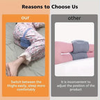 Memory Foam Leg Knee Foam Support Pillow Side Sleeper Sciatica Orthopedic Sciatica Back Hip Relief P...