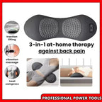 3-In-1 Shiatsu Back Massager for Bed Portable Deep Tissue Pain Relief for Shoulder Lower Back and Wa...