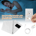 Grounding Sheets Earthing Flat Sheet Fit All Bed Sizes with Conductive Cord Earth Connected Cotton+S...