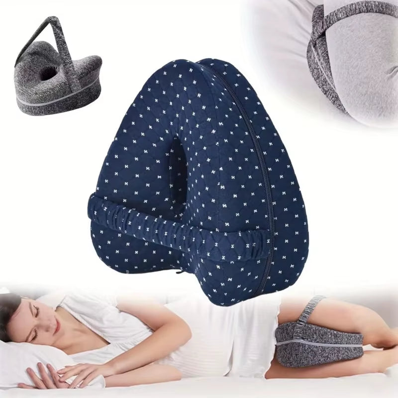 Memory Foam Leg Knee Foam Support Pillow Side Sleeper Sciatica Orthopedic Sciatica Back Hip Relief P...