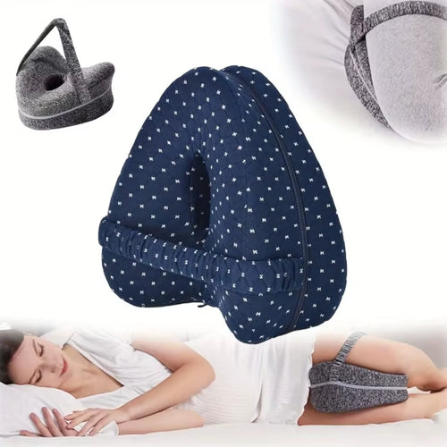 Memory Foam Leg Knee Foam Support Pillow Side Sleeper Sciatica Orthopedic Sciatica Back Hip Relief P...