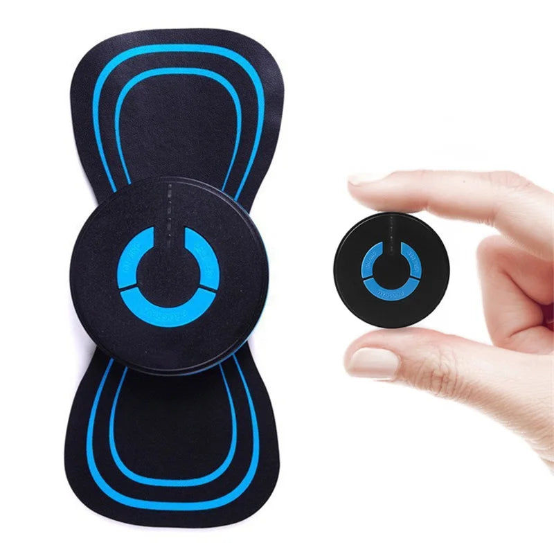 Mini Rechargeable Neck Massager Portable Electric Neck Massage Cervical Massage Patch 6 Modes 10 Lev...