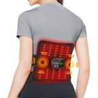 Wireless Electric Infrared Knee Pad Massager Red Light Heating Vibration Leg Waist Joint Support Bra...