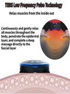 LCD Display EMS Neck Massage Electric Massager Cervical Neck Back Patch 8 Mode Pulse Muscle Stimulator
