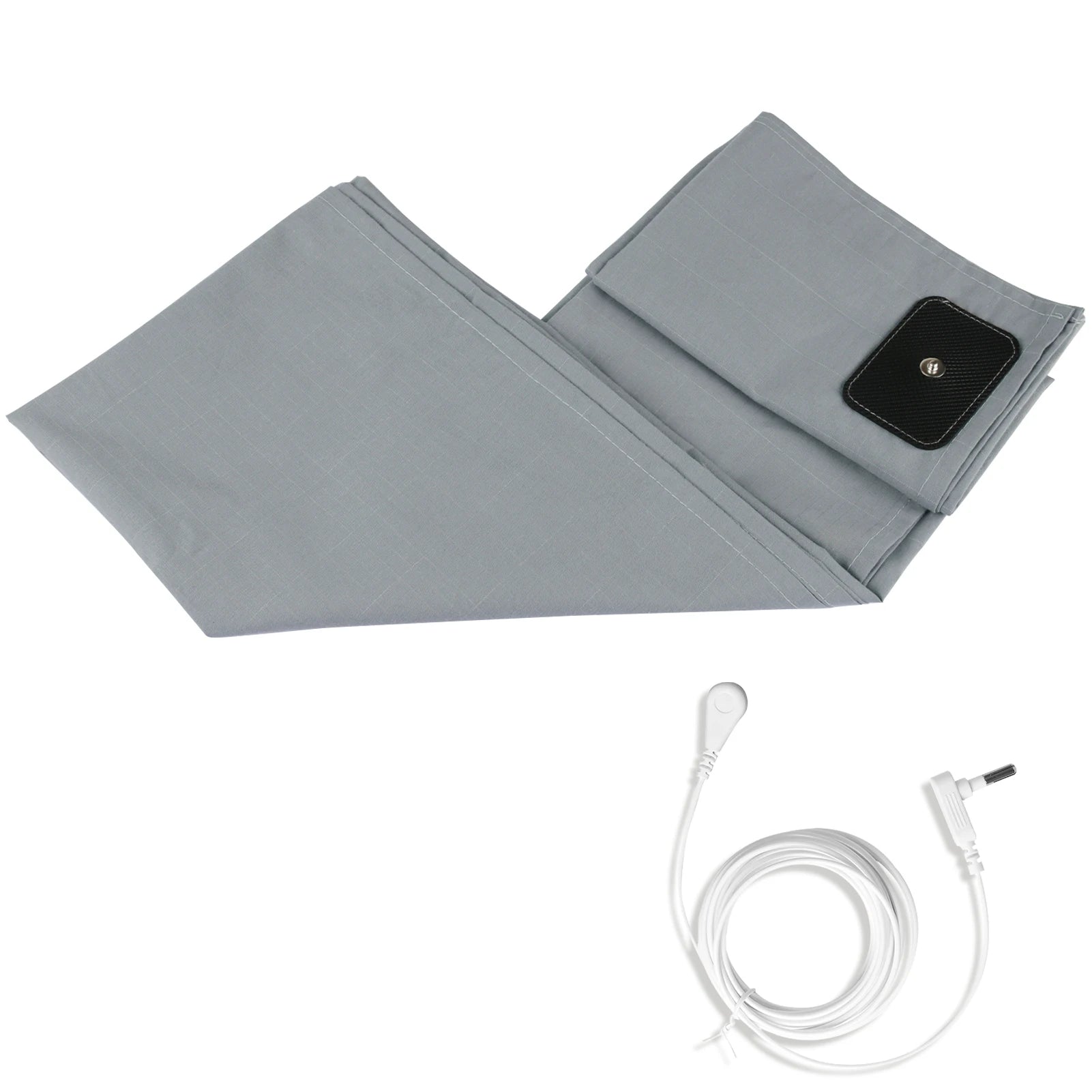 Grounding Sheets Earthing Flat Sheet Fit All Bed Sizes with Conductive Cord Earth Connected Cotton+S...