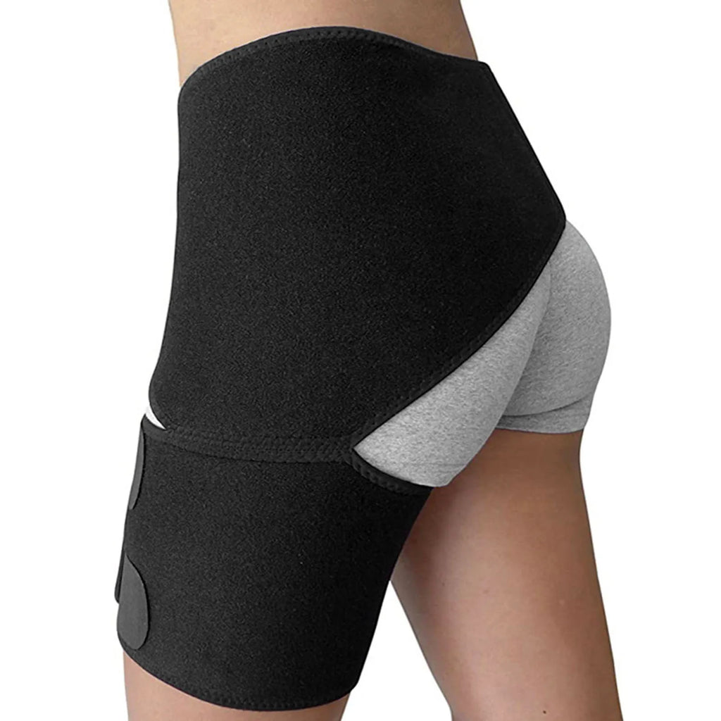 Waist and Leg Support Straps Adjustable Groin Compression Wrap for Pulled Groin Muscle