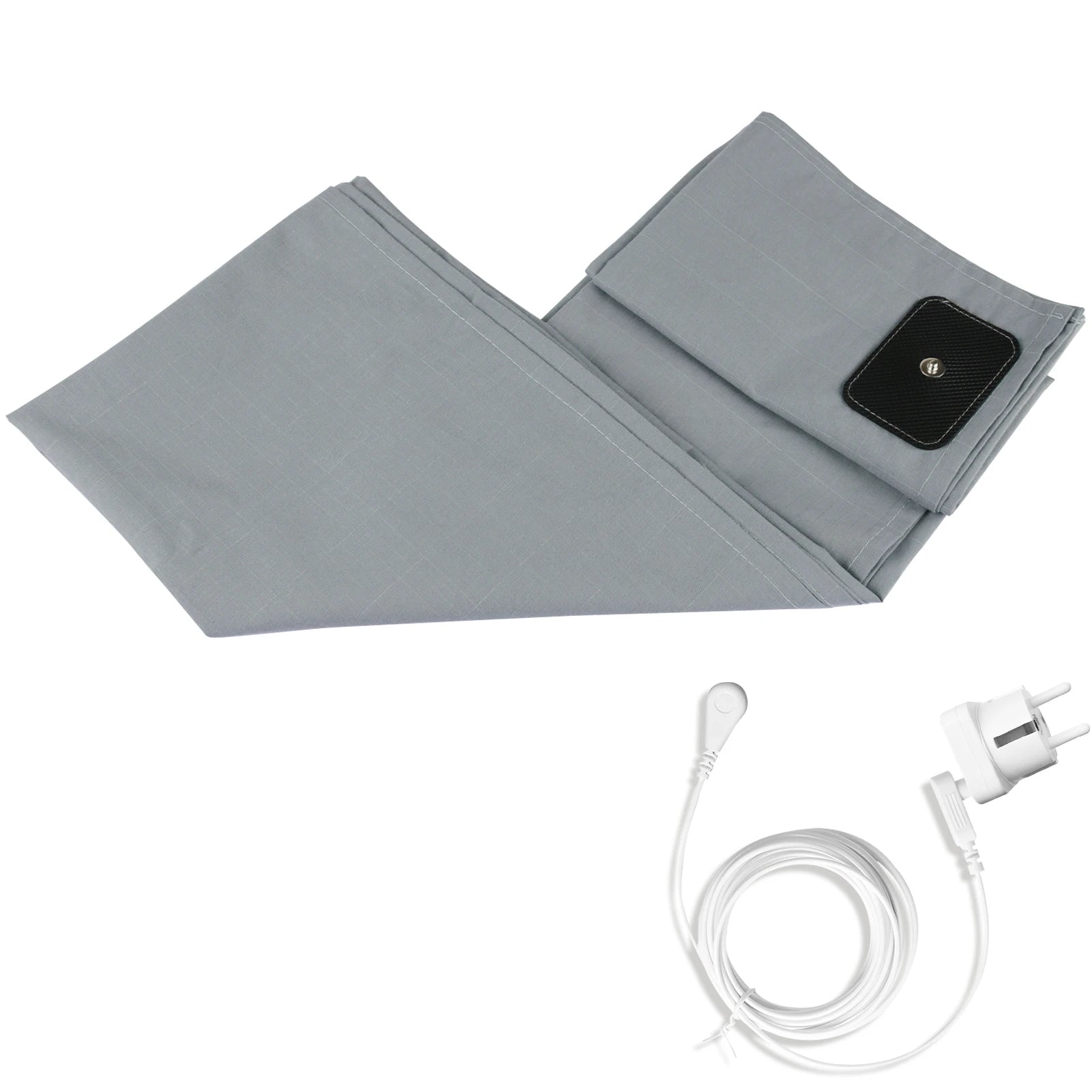 Grounding Sheets Earthing Flat Sheet Fit All Bed Sizes with Conductive Cord Earth Connected Cotton+S...