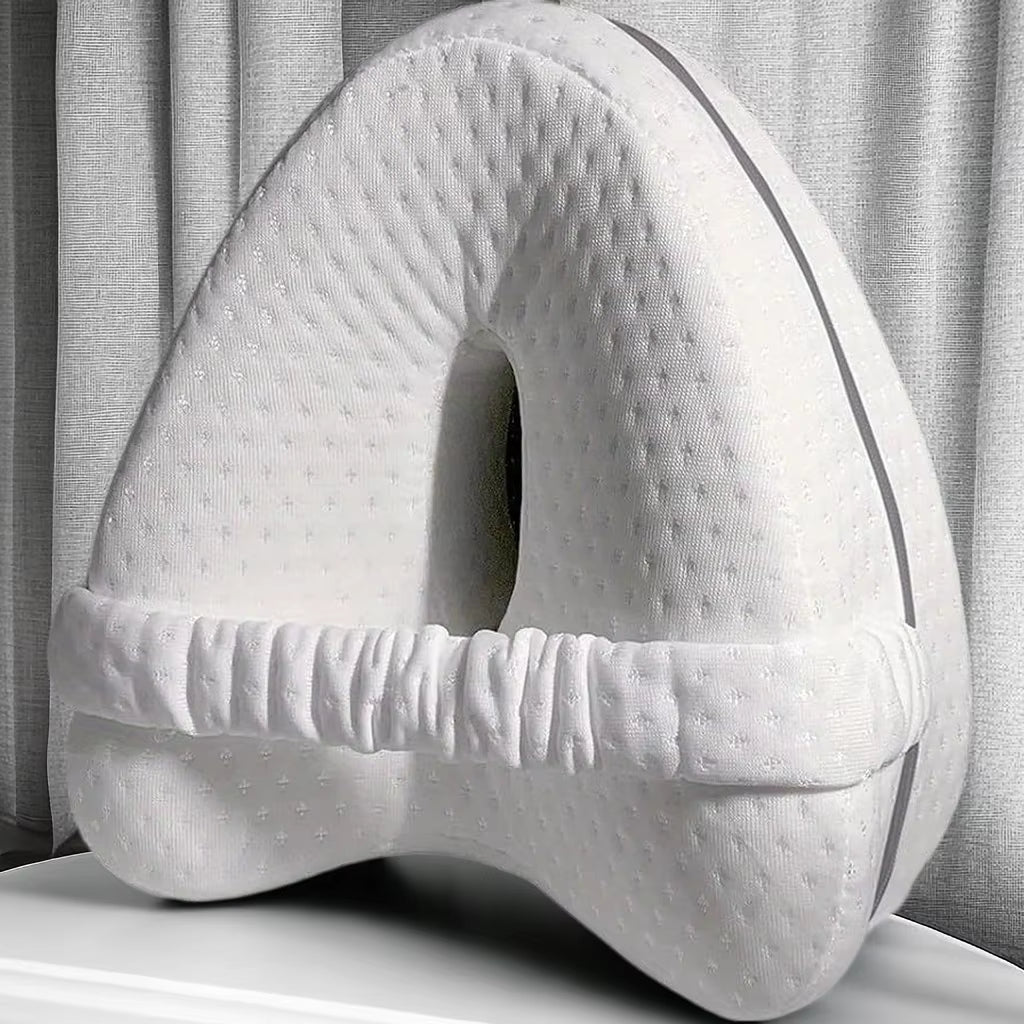 Memory Foam Leg Knee Foam Support Pillow Side Sleeper Sciatica Orthopedic Sciatica Back Hip Relief P...