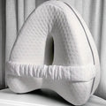 Memory Foam Leg Knee Foam Support Pillow Side Sleeper Sciatica Orthopedic Sciatica Back Hip Relief P...
