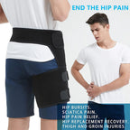 Waist and Leg Support Straps Adjustable Groin Compression Wrap for Pulled Groin Muscle