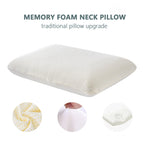 Bamboo Fiber Skin-Friendly Memory Foam Pillow Slow Rebound Bread Pillow Single Hotel B&B Cervical Ne...