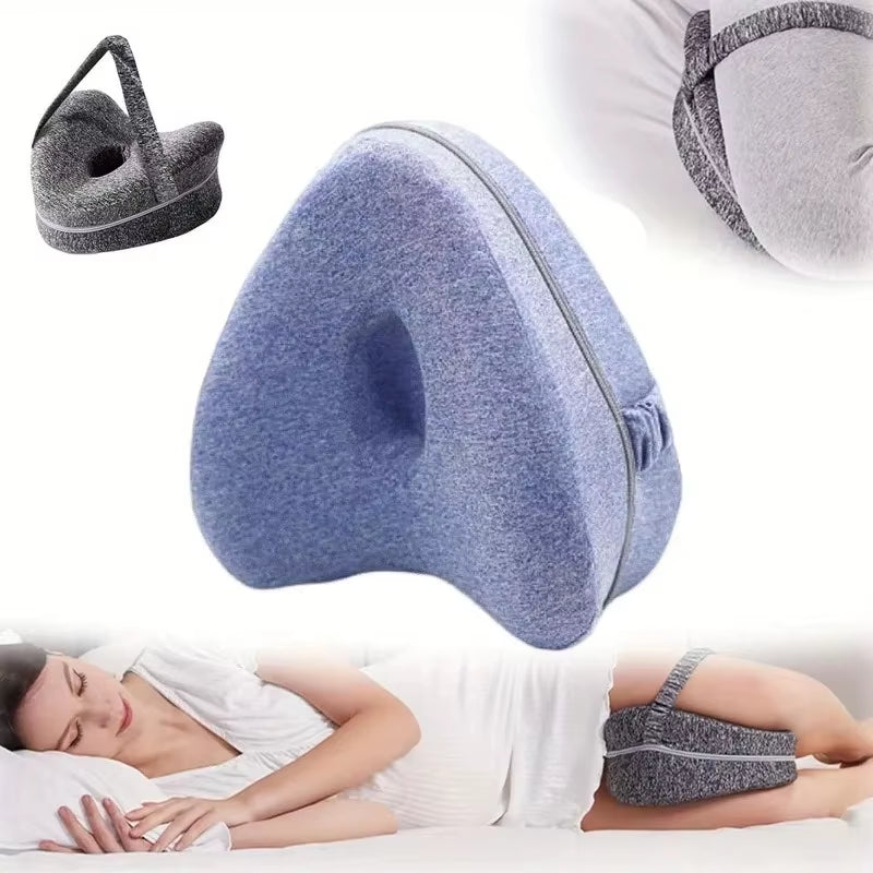 Memory Foam Leg Knee Foam Support Pillow Side Sleeper Sciatica Orthopedic Sciatica Back Hip Relief P...